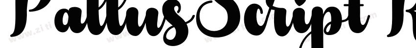 PallusScript Regular字体转换 PallusScript Regular字体转换